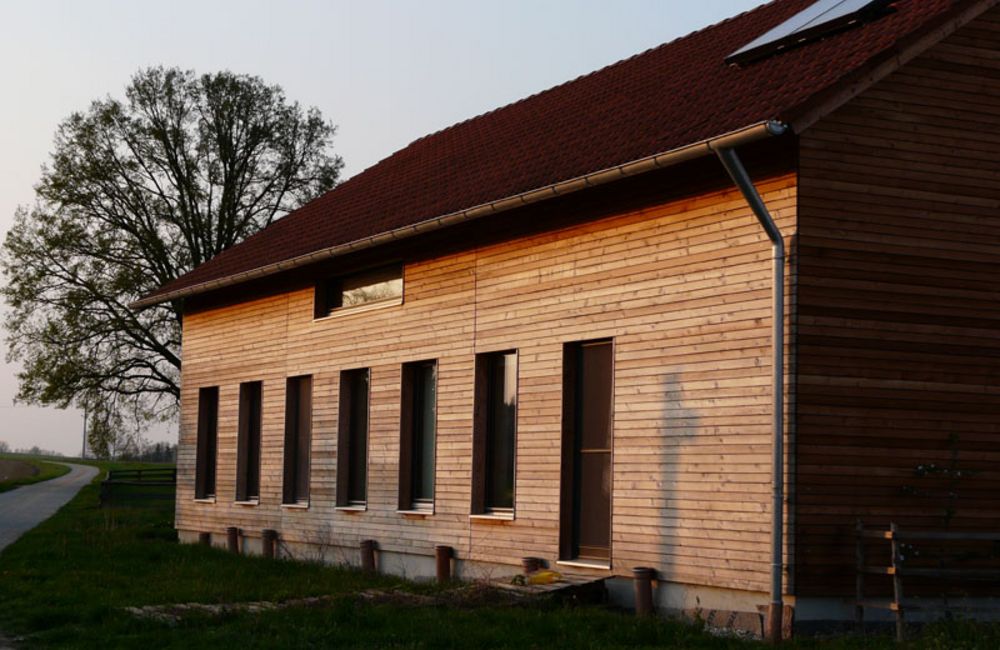 Passivhaus Holzständerbauweise in Rotthalmünster